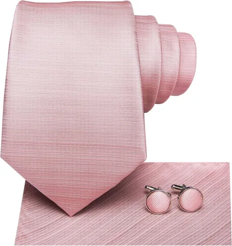 Vista 3 de Dubulle Juego de 4 gemelos de seda para hombre con diseño de estampado de flores y solapa para hombre