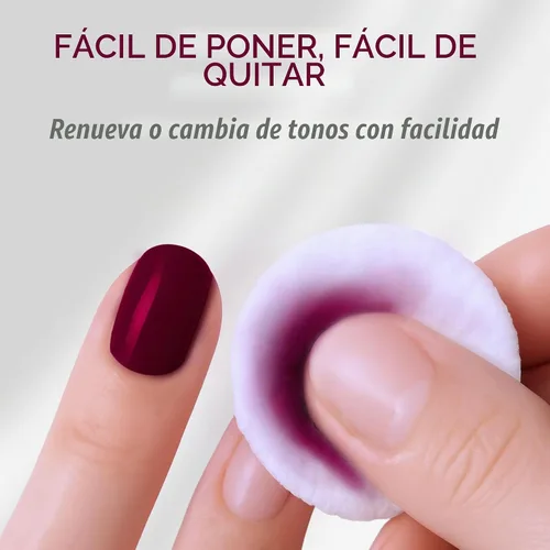 Vista 5 de Cote Beauty's Sangria - Esmalte de uñas natural ciruela, acabado suave y crema, tono joya, esmalte de uñas de larga duración, resistente a