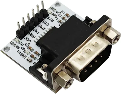 Vista 9 de RS232 a nivel TTL módulo convertidor serie puerto de interfaz rs-232 a TTL convertidor de señal serie SP3232 chip DB9 UART conector (hembra)