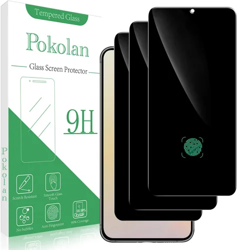 Vista 13 de Pokolan Paquete de 3 protectores de pantalla para Samsung Galaxy S21 Plus Transparente