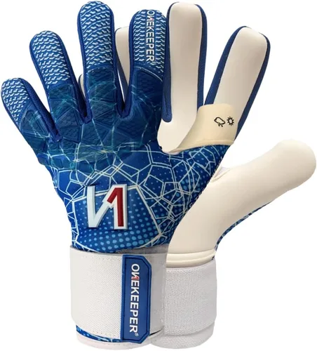 Vista 11 de ONEKEEPER C-TEC - Guantes de portero de nivel profesional para niños, jóvenes y adultos, guantes de portero de fútbol GK Látex de contacto