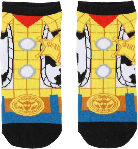 Vista 2 de Disney Pixar - Calcetines casuales de 5 pares para adultos, Multi colorido