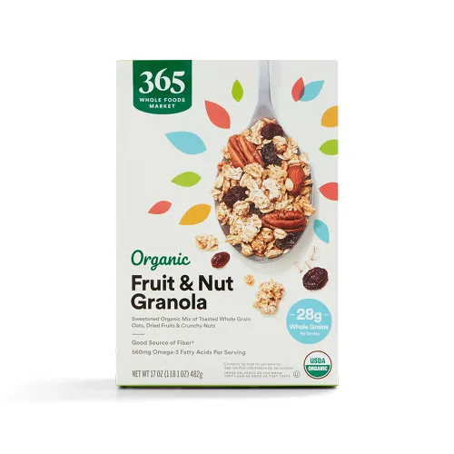 Vista 11 de 365 by Whole Foods Market, Granola orgánica de almendras y vainilla francesa, 17 onzas