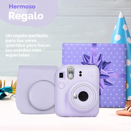 Vista 6 de Fujifilm Instax Mini 12 - Cámara instantánea y película Fuji (60 hojas) (azul pastel)