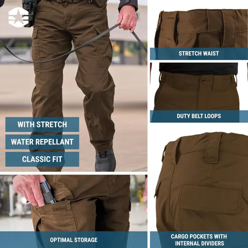 Vista 11 de Propper Pantalón Kinetic para hombre Negro