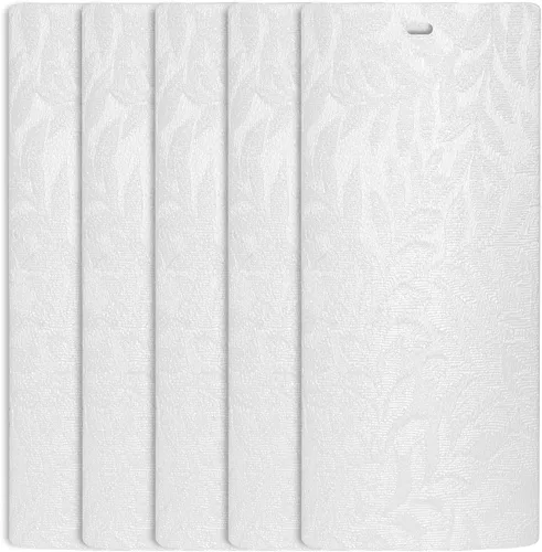 Vista 7 de DALIX Rainforest Cream - Láminas verticales con textura ciega (46.5 unidades, 5 unidades)