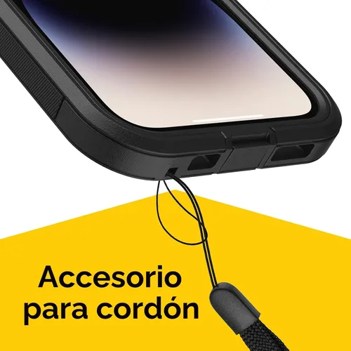 Vista 6 de OtterBox Funda para iPhone 14 Pro Max Defender Series XT - Negro