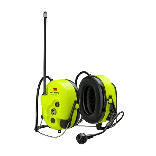 Vista 8 de 3M PELTOR LiteCom Plus Headset MT73H7P3E4610NA, protector auditivo se conecta al casco, radio de 2 vías, micrófono de voz con cancelación de ruido