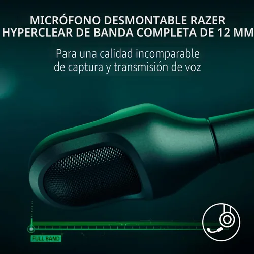 Vista 4 de Razer BlackShark V3 Pro Auriculares inalámbricos ANC Gaming para PC, color Negro