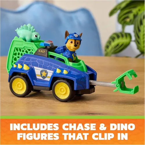 Vista 3 de PAW Patrol The Dino Movie Chase Dino Rescue Cruiser Vehículo de juguete