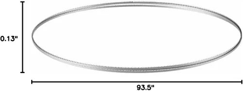 Vista 15 de Bosch BS5912-6WA 59-1/2" x 6 Tpi Hoja de sierra de cinta fija para uso general
