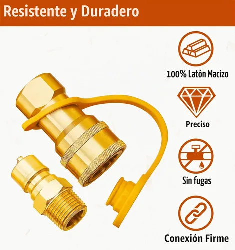 Vista 3 de Kit de conexión rápida de gas CALPOSE 1/2