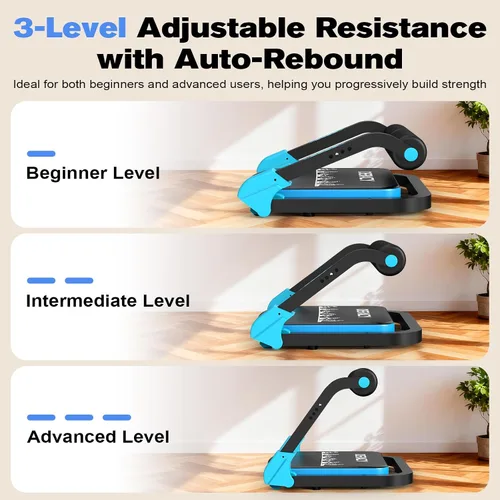 Vista 3 de DERACY Equipo de ejercicio para sentarse, máquina de abdominales ajustable, máquina multifuncional para sentarse, equipo de entrenamiento abdominal