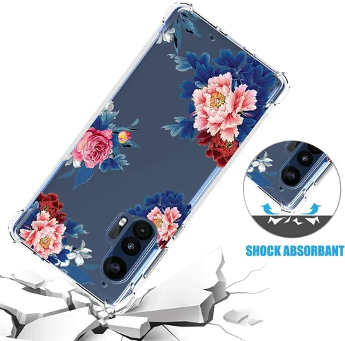 Vista 7 de Funda para teléfono para Moto Edge Plus, para Motorola Edge +, transparente, delgada, a prueba de golpes, suave, flexible, TPU, funda protectora