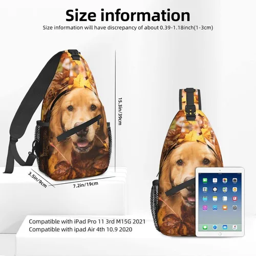 Vista 2 de Famame Mochila bandolera para el pecho, bolsa cruzada para el hombro, gimnasio, ciclismo, viajes, senderismo, para hombres y mujeres, multicolor 26
