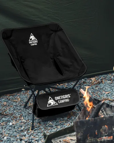 Vista 2 de ONETIGRIS Tigerblade - Silla de camping, ligera, plegable, silla de senderismo, compacta, portátil, capacidad de 330 libras