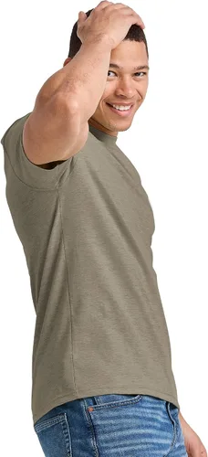 Vista 4 de Hanes Camisetas ligeras de triple mezcla para hombre