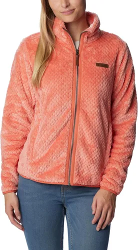 Vista 13 de Columbia - Chaqueta de sherpa Fire Side II con cremallera completa para mujer Alpenglow