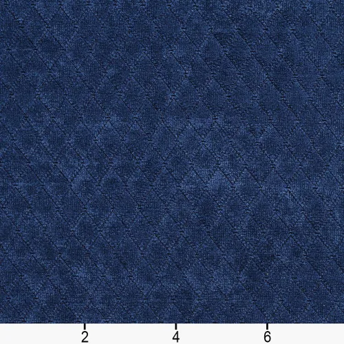 Vista 2 de Tela de tapicería de terciopelo con costuras de diamante azul marino por The Yard - SKU: Ethan Royal