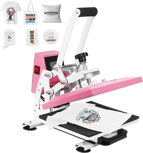 Vista 9 de 15.2x11.6 máquina de prensa térmica para camisetas con cajón y máquina de sublimación de panel digital