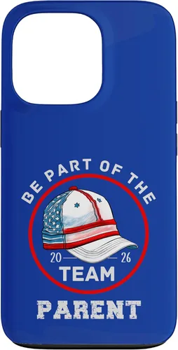 Vista 10 de Be Part of The Team Baseball Design Parent Version 2026 Case for iPhone 17