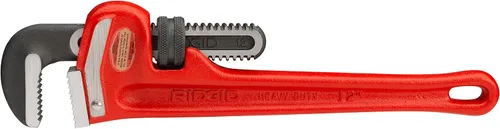 Vista 22 de RIDGID 31030 - Llave de tubería recta de servicio pesado, llave de fontanería resistente de 24 pulgadas con hilos autolimpiantes y mordazas