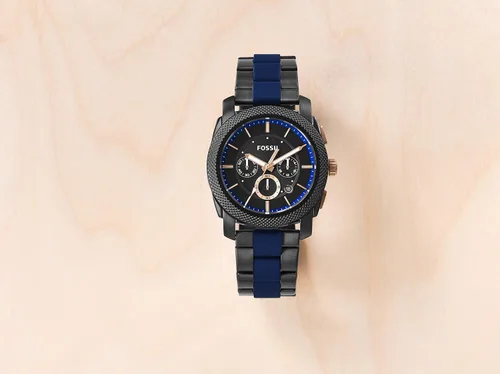 Vista 7 de Fossil Machine - Reloj cronógrafo de cuarzo con caja de acero inoxidable para hombre