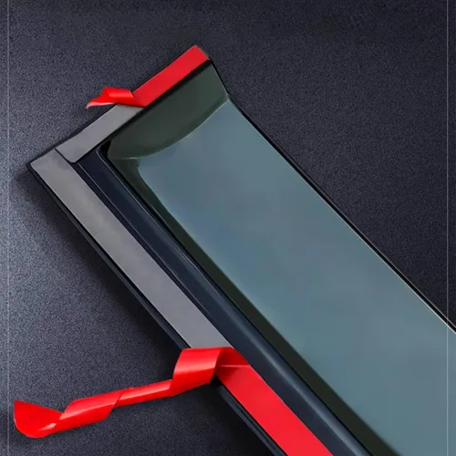 Vista 5 de Viseras adhesivas para ventana, protectores de lluvia compatibles con Toyota Rav4 2006-2012, deflector de ventana de ventilación lateral, protección