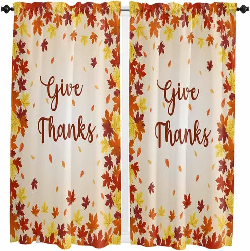 Vista 54 de Cenefas de Navidad de invierno para ventanas, cortinas de cocina con bolsillo para barra, cortinas con aislamiento térmico para ventana de baño