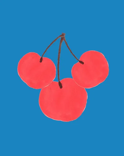 Vista 3 de WESTBROOK DESIGN STUDIO Impresiones artísticas abstractas de frutas n.º 18 para pared, juego de 6-8 x 10 pulgadas, decoración de cocina moderna