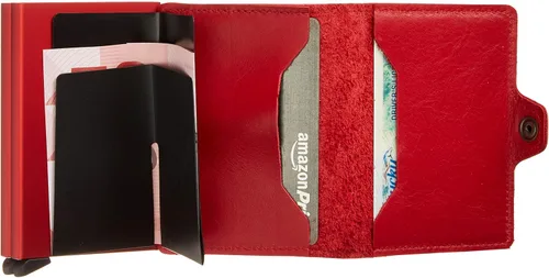 Vista 5 de Secrid - Cartera doble de piel auténtica con protección RFID, capacidad para 16 tarjetas