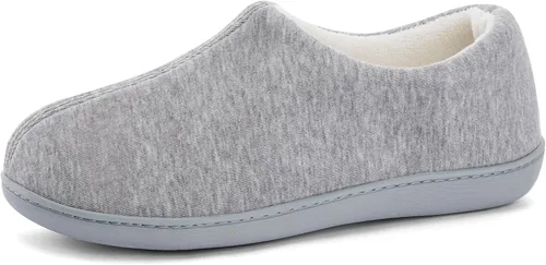Vista 13 de ULTRAIDEAS - Pantuflas de interior para mujer con espuma viscoelástica, zapatillas de casa con cierre cálido para mujer con suela exterior de goma