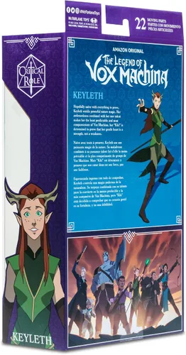 Vista 10 de McFarlane Toys Papel crítico 7IN Figuras WV2 - Campaign 1 VOX Machina - KEYLETH