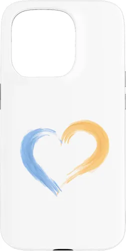 Vista 14 de Ukraine Heart Case for iPhone 16