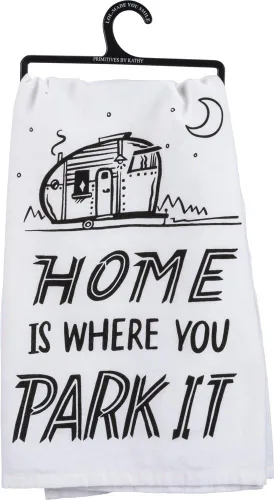 Vista 3 de Primitives by Kathy Paquete de toallas de cocina - Happy Campers, Park It, Better Camping