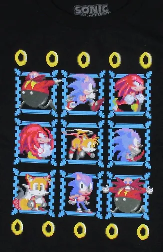 Vista 2 de Sonic The Hedgehog - Camiseta de videojuegos para niño