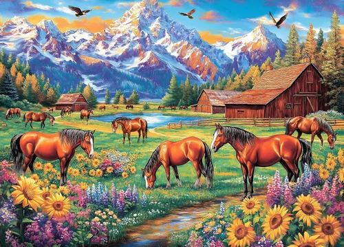 Vista 13 de Hermosos rompecabezas de cabaña de 1000 piezas para adultos, pintorescos rompecabezas de iglesia de 1000 piezas para adultos Large Poster