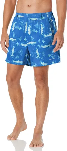 Vista 86 de Columbia Super Backcast - Pantalón corto de agua para hombre Impresión de tinte negro