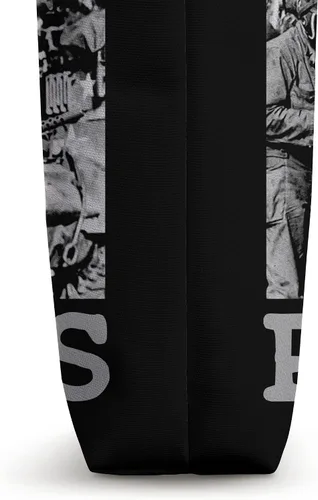 Vista 3 de Black Panthers 761st Tank Battalion WW2 - Bolsa de mano negra