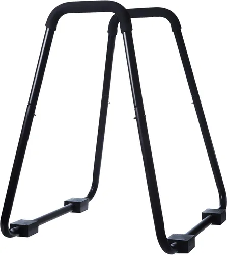 Vista 4 de Amazon Basics - Soporte de inmersión para entrenamiento de fuerza, color negro