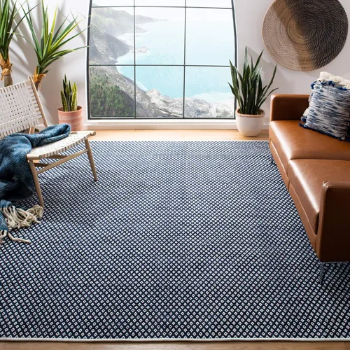 Vista 21 de Safavieh Boston - Colección BOS685A - alfombra de área de algodón, hecha a mano, color café, Algodón, Anaranjado