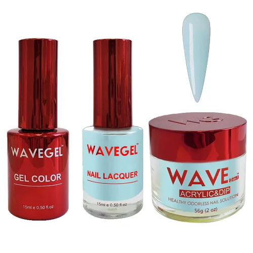 Vista 20 de WAVEGEL - Juego de gel de remojo, laca de uñas y polvo acrílico y polvo de inmersión a juego - Colección Queen - #001 Negro sedoso