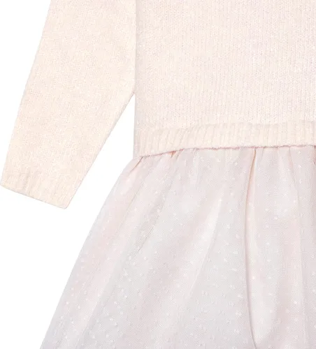 Vista 3 de Gerber Vestido tipo suéter para bebés y niñas pequeñas con falda de tul