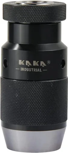Vista 8 de KAKA INDUSTRIAL Portabrocas sin llave resistente, Jacobs Taper Stock (HPJ0213 (1/32"-1/2"-JT6))