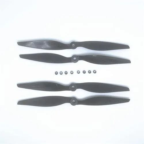 Vista 13 de 2 pares de hélice KingVal de repuesto de fibra de carbono 1255 CW/CCW compatible con RC Drone Quadcopter