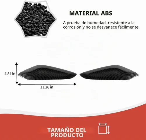 Vista 2 de RAZPOY Cubierta del panel lateral de la palanca de cambios compatible con Chevrolet Chevy Camaro 2016-2023 accesorios interiores de fibra de carbono