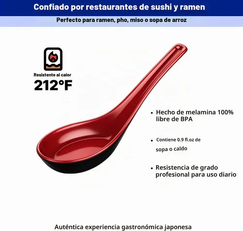 Vista 4 de JapanBargain cuencos plásticos de dos tonos negros/rojos, rojo, negro