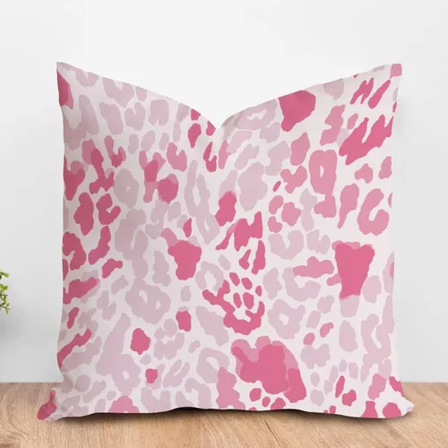 Vista 118 de ArogGeld Funda de almohada para sofá, guepardo y leopardo, estampado de leopardo, funda de cojín decorativa de granja para sala de estar