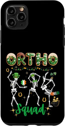 Vista 11 de Funda ortopédica a juego para iPhone 15 Ortho St Patricks Squad