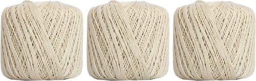 Vista 95 de Hilo de croché Threadart, 100 % algodón, talla 10 Soft pure cotton crochet thread for lace, doilies, amigurumi and crafts. Smooth finish with